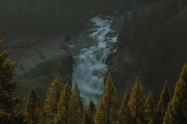 The Lower Mesa Falls